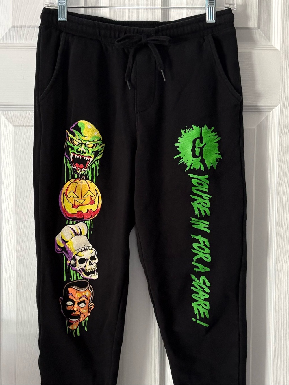 Cavity Colors Goosebumps Jogger Sweatpants XS | creepy classics